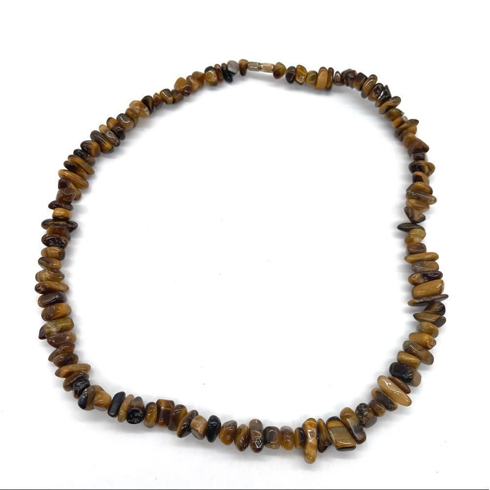 Tiger’s Eye Chip Necklace